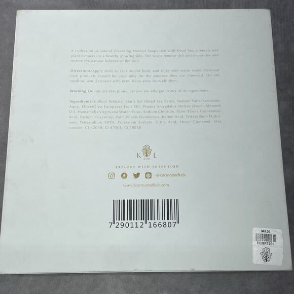 Karma and Luck Aura Clarity Four Elements Soaps Air Water Fire Earth Dead Sea - Picture 5 of 7